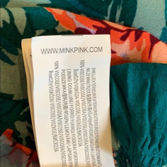 Minkpink Ruffled Floral Green Romper - Picture 7 of 10